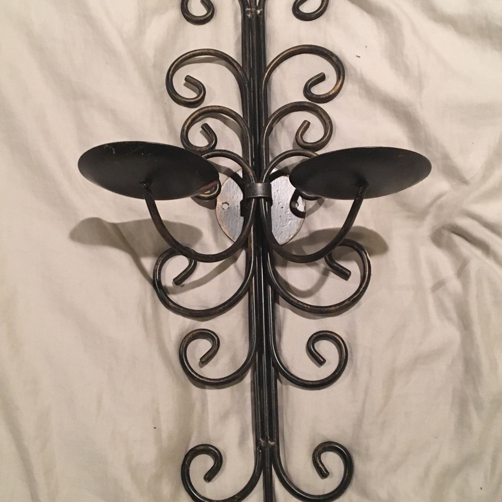 Metal Wall Mounted Candle Holder